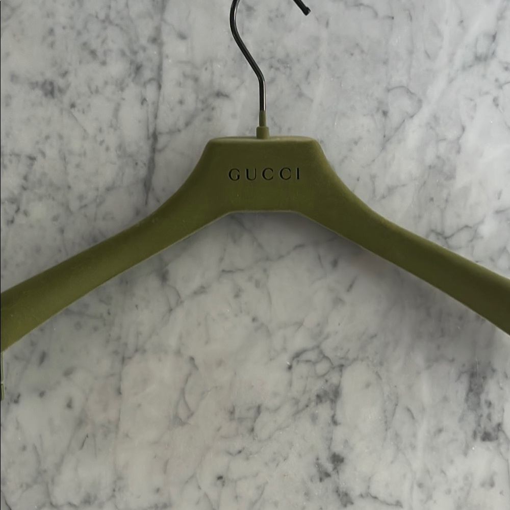 Gucci Green Velvet Hanger
